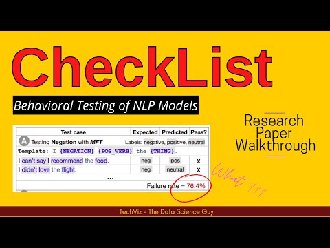 Beyond Accuracy: Behavioral Testing of NLP Models with CheckList (Best Paper ACL 2020)