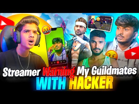 😨2 STREAMER WARNING🤬 | MY GUILDMATES👑 WITH HAKKER | 1 VS 4🔥 | FREE FIRE IN TELUGU #dfg #freefire