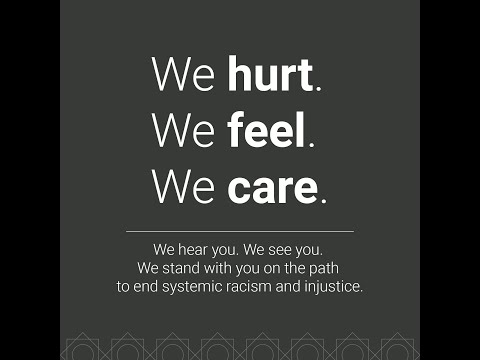 We hurt. We feel. We care.