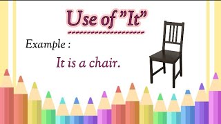 Use if "it" #it #englishvocabulary #english #englishgrammar #kidsgallery #useofit #learningvideos