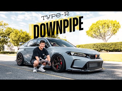 FL5 Type R Finally Gets A Downpipe! | Sound Clip