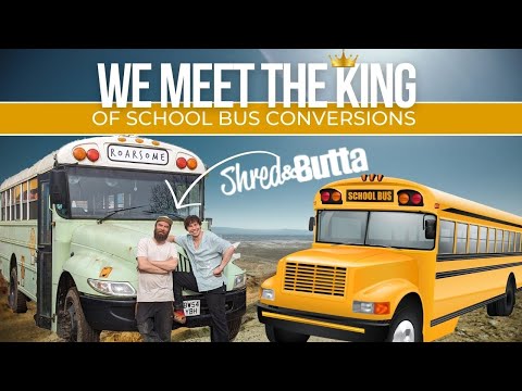 How to Turn American School Buses into Crazy Glamping Campervans!  Shred & Butta's Top Conversions!