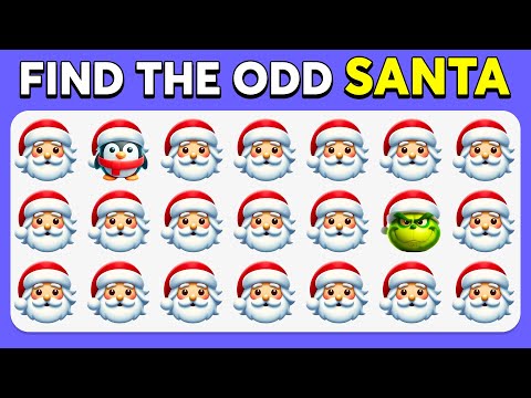 Find the ODD One Out - Christmas Edition 🎄🎅⛄️ Easy, Medium, Hard Levels