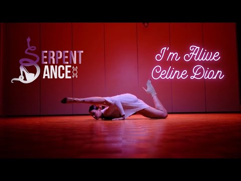 Celine Dion | I'm Alive | SERPENT DANCE | Golden Light Heels Choreography by Caroline Loesser