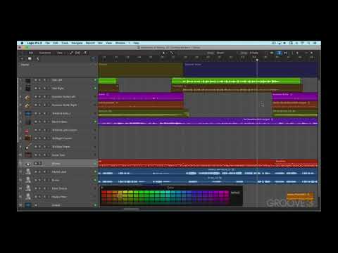 The Mechanics of Mixing in Logic Pro X: 2. Creating and colouring markers