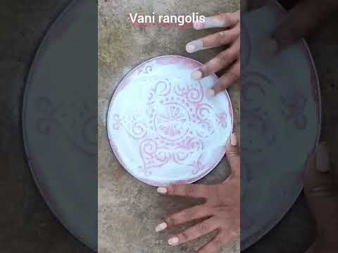 Friday rangoli kolam easy muggu 🌺 Vani rangolis #shorts #shortsvideo rangoli tool