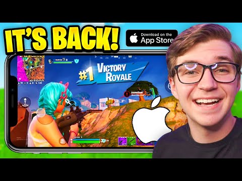 Fortnite Mobile iOS Has OFFICIALLY RETURNED! (How To Download, Gameplay, and More)