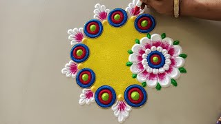 2023 New Year Rangoli l Simple  muggulu l Easy Designs l PyariRangoli