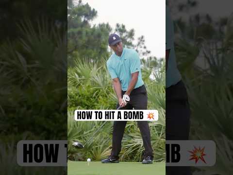 Tiger Woods teaches you how to hit a bomb. 💥