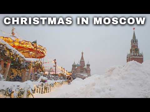 What is it like in Moscow, Russia on Christmas Day?