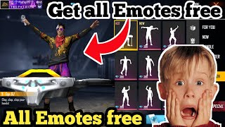 How to get all emotes free in free fire||free Fire all emotes free || #LoL streamer