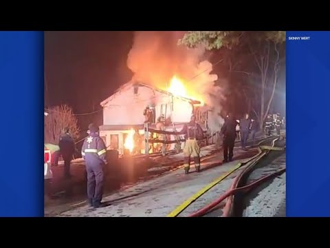 Fire rips through Clinton County home