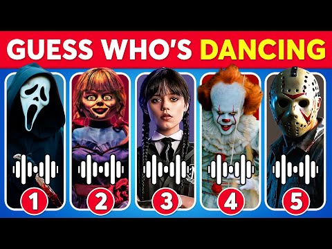 Guess The Horror MOVIE Character Dancing 😱🔪 Ghost Face, Chucky, M3GAN, Vecna and more!