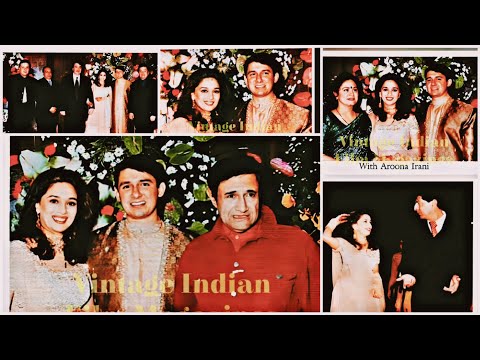 MADHURI DIXIT wedding reception photos with celebrities.