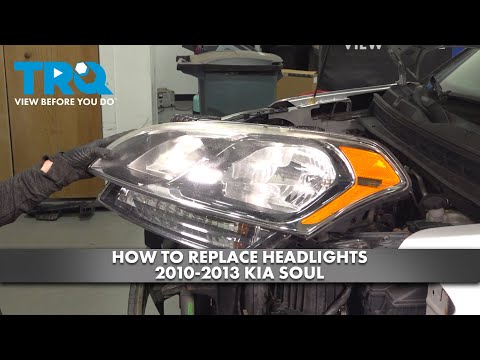 How to Replace Headlights 2010-2013 Kia Soul