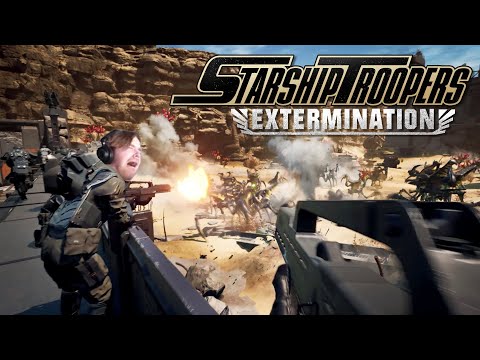 STARSHIP TROOPERS EXTERMINATION HAS FINALLY ARRIVED! | First Impressions and Reactions