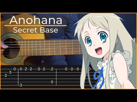 Anohana - Secret Base (Simple Guitar Tab)