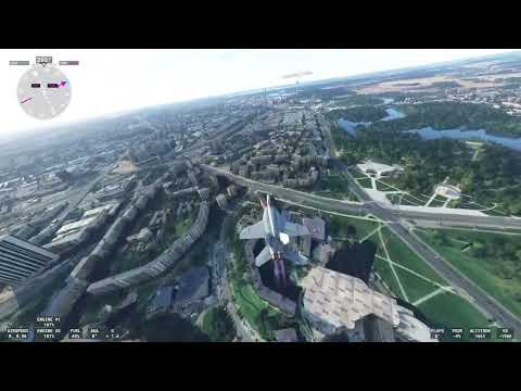 【世界の首都 #62】ベラルーシ ー ミンスク上空を遊覧飛行【Microsoft Flight Simulator】Minsk, Belarus, MSFS