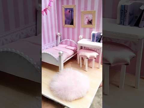 💕 DIY Cute Miniature Room/ #diy #artandcraft #shorts