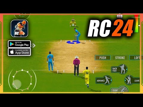 Real cricket 24 Gameplay virat kohli 6 ball ma 34 run (Mobile)