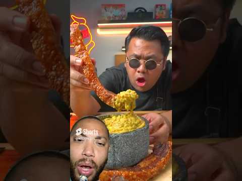 Sugar Bay (Or Salt Bae?) is Back with Crispy Pork Shank & Spicy Guac! 🌶️🔥 #Shorts