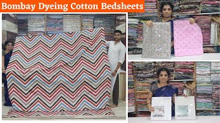 Wholesale Retail Bombay Dyeing Cotton Bed Sheets Upto 7/8 Size Available