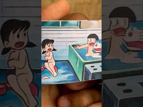 Shizuka Bathing  #doraemon #cartoon #flipbook #nobita #shizuka #bathing #shizukadrawing #shorts