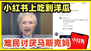 TikTok难民发现马斯克老妈，是小红书网红大V！瞬间崩溃破防：能不能拉黑她！