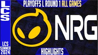 DIG vs NRG Highlights ALL GAMES | LCS 2024 Playoffs Lower Round 1 | Dignitas vs NRG Esports