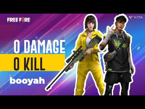 free fire 0 damage 0 kill booyah garena free fire