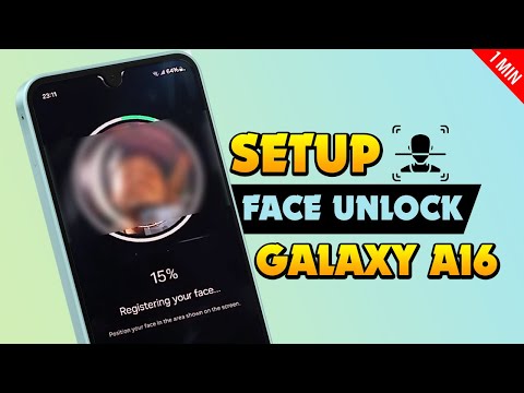 How to setup face Lock on Samsung Galaxy A16