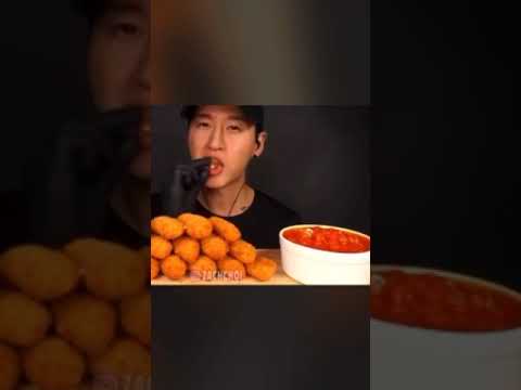 Zach Choi Eating Giant Mozzarella Sticks