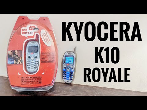 UNBOXING A NEW KYOCERA K10 ROYALE