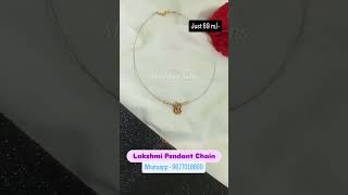 Lakshmi pendant Invisible chain at just Rs 69 + shipping #invisiblechain #lakshmipendant #lowprice