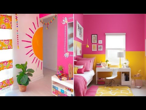 top latest wall decor colour|| texture colours combination|| ideas for kids bedroom|| latest amazing