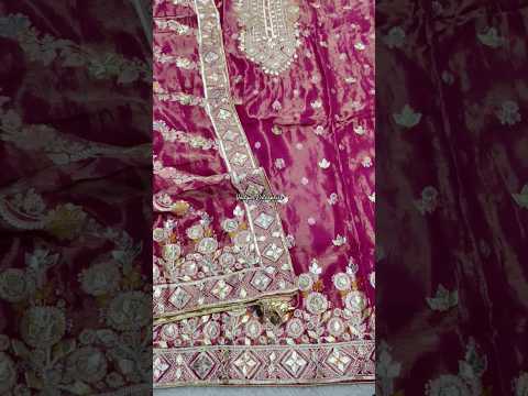 Beautiful Banarasi Tissue Gotapatti Handwork Unstitched Designer Suits Wholesaler - Yadgar #shorts