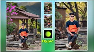 Hypic app se photo editing|| just A one click background change photo editing||viral editing 2024