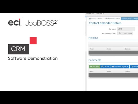 Streamline Customer Communication & Follow-ups with JobBOSS² CRM