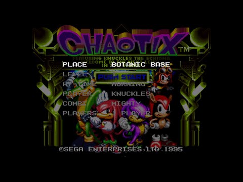 Knuckles' Chaotix [USA] (Sega Genesis 32X) - (Unlocking Stage Select and Debug Menu)