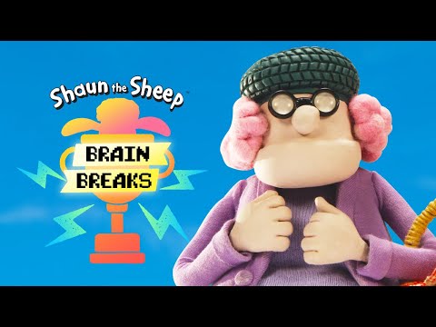 NEW 🐑 Get Gran Home 🐑 Shaun the Sheep - Brain Break 🐑 For Kids