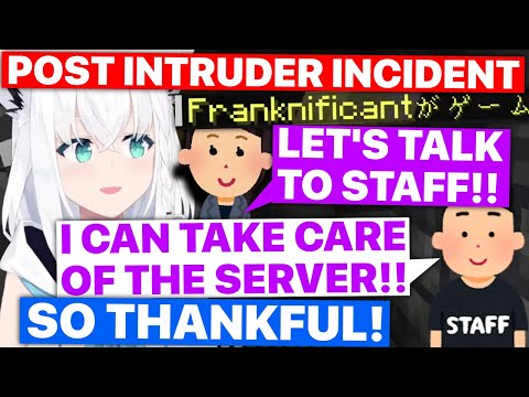 Staff Offer To Help Fubuki After Minecraft Intruder Incident (Hololive) [Eng Subs]