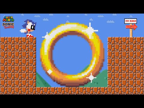 Can Sonic get the Ultimate Ring in New Super Mario Bros.? (Collect 999 rings)