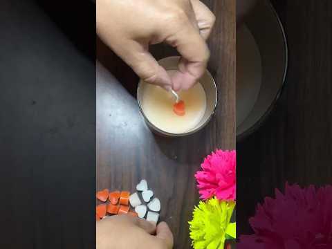 Glass Candle Diy | Candle Maker #ytshorts #shorts #youtubeshorts #candlecraft #candlemaking #diy