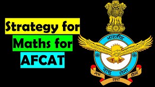 Strategy for Maths for AFCAT || #afcat