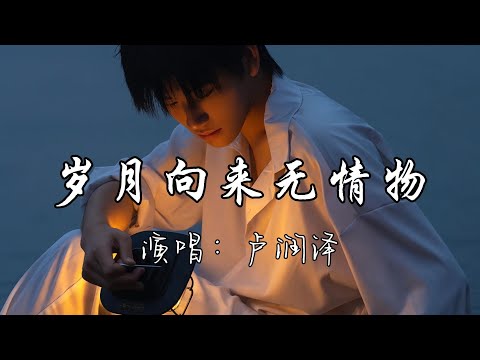 卢润泽 - 岁月向来无情物『我这 一身的 傲骨，被生活 磨得已 麻木，难分墨汁 与陈醋，尝尽酸又 熬尽苦，何时能 寻到我出路。』『动态歌词MV』