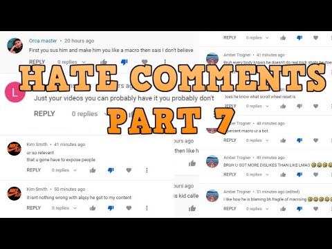 reading hate comments part 7