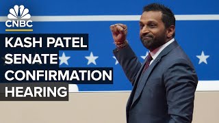 Kash Patel testifies at Senate confirmation hearing for FBI director — 1/30/2025