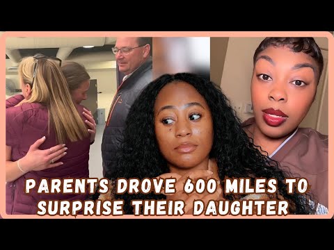 Parents Drove 600 Miles To Comfort Their Daughter In College - Must Watch