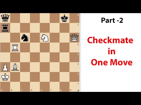 puzzle 2 - White to move and checkmate in 1 move | Chess Puzzles | Chess Riddles