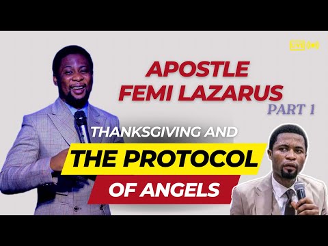 Apostle Michael Orokpo invited Apostle FEMI Lazarus to teach on THANKSGIVING